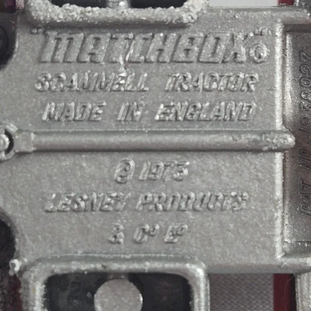 Vintage Matchbox Lesney No. 27 Scammell Tractor Car Transporter England 1973